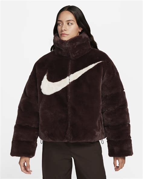 nike pelzjacke damen|Nike Sportswear Essential extragroße Daunenjacke aus .